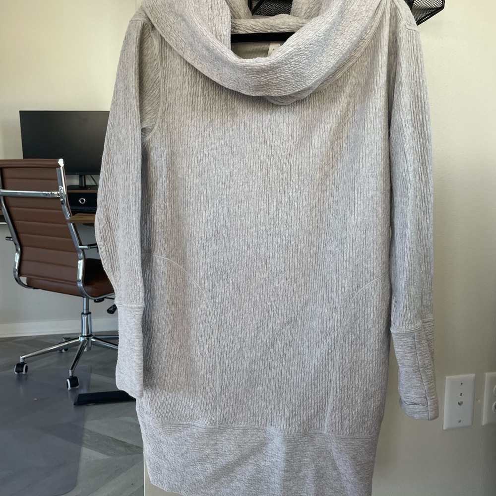 Cozy Gray Women's Sweater Dress